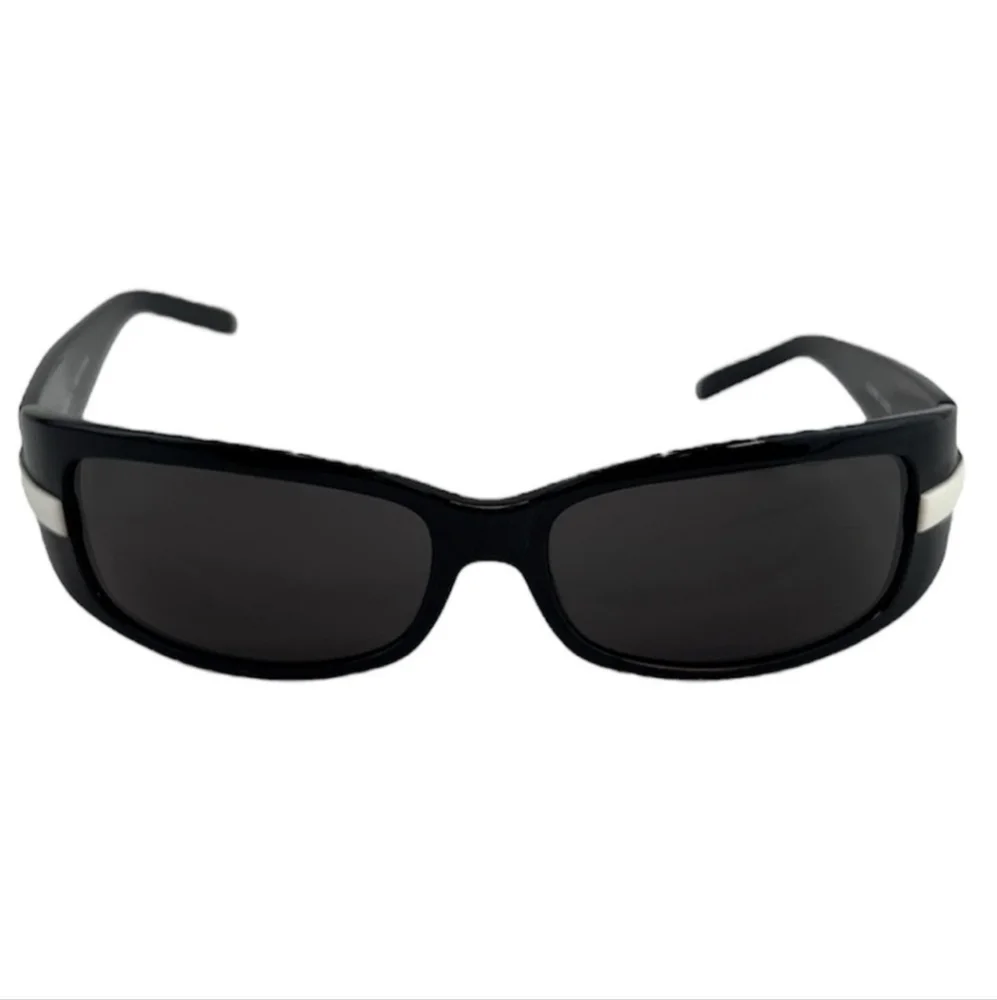 Furla Glossy Black Sunglasses with Case (EUC)